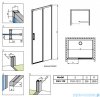 Radaway Idea Dwj drzwi wnękowe 120cm prawe szkło przejrzyste 387016-01-01R